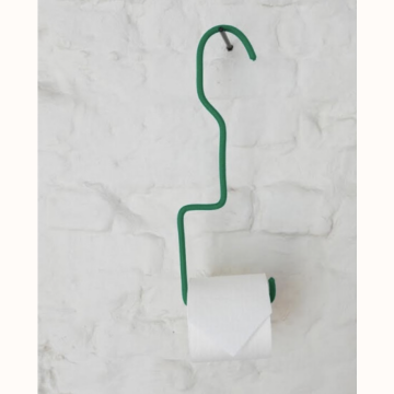 Toilet Paper Holder / Lines / Green